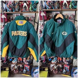 Vintage Green Bay Packers Reebok Pro Line Jacket Men’s L NFL Made in Korea
